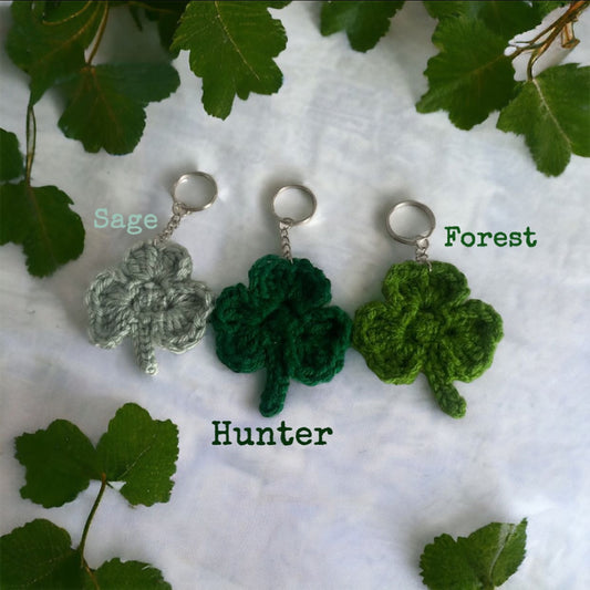 Three leaf clover keychain